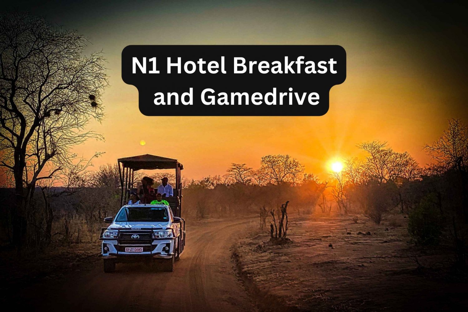 Victoria Falls: N1 Hotel Game Drive 6am incl Breakfast 9am