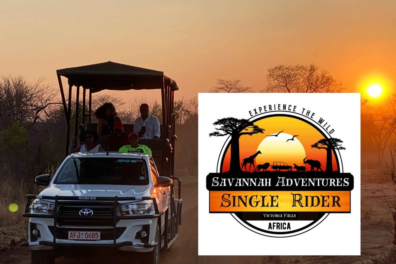 Victoria Falls: Game Drive or Safari for Single Riders