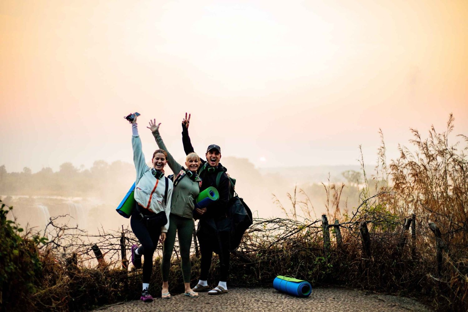 Victoria Falls: Sunrise Yoga Session with Breakfast
