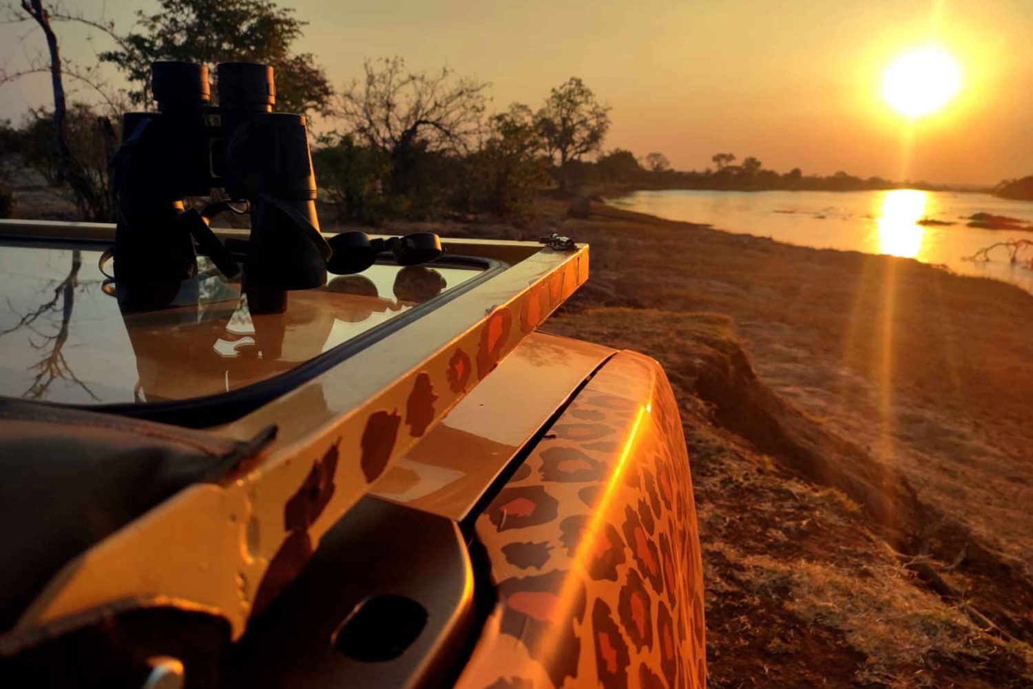 Victoria Falls : Safari en voiture dans le Zambèze