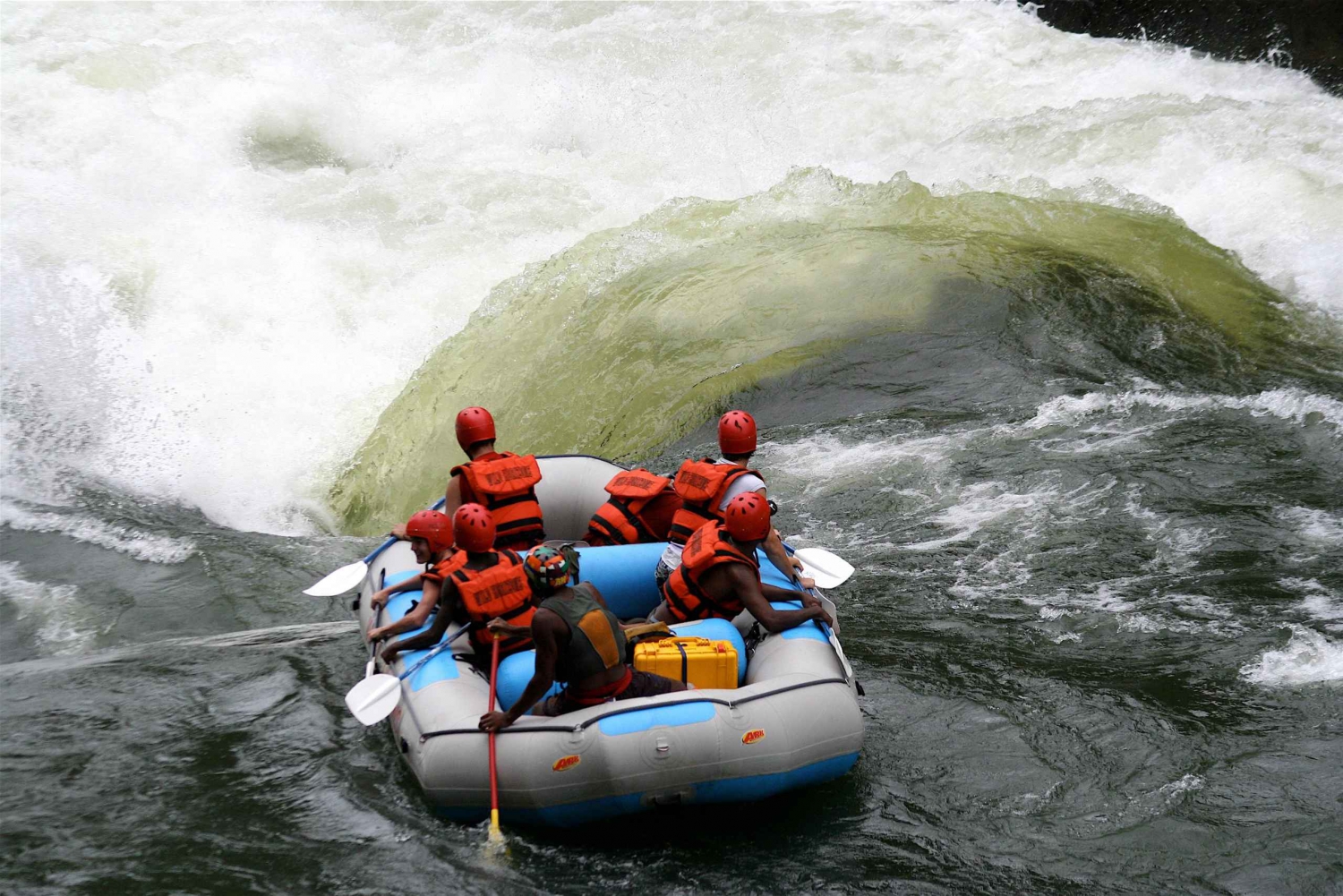 White water rafting in Victoria Falls