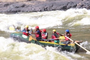 Zambezi Whitewater Rafting & White Rhino Walking Safari Combo