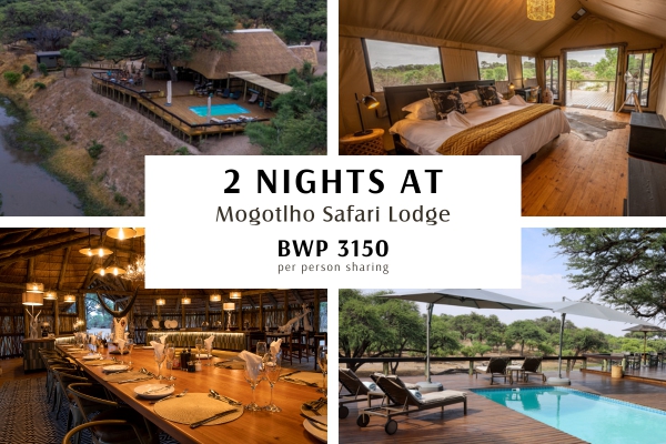 2 Nights At Mogotiho Safari Lodge