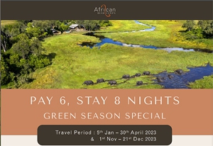 Bumi Hills Safari Lodge Green Season Special 2023