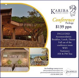 Kariba Safari Lodge Conference Package