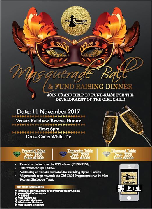 Masquerade Ball & Fundraising Dinner My Guide Zimbabwe