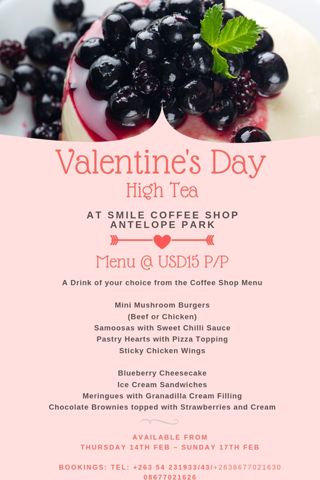 Valentine's Day High Tea At Antelope Park