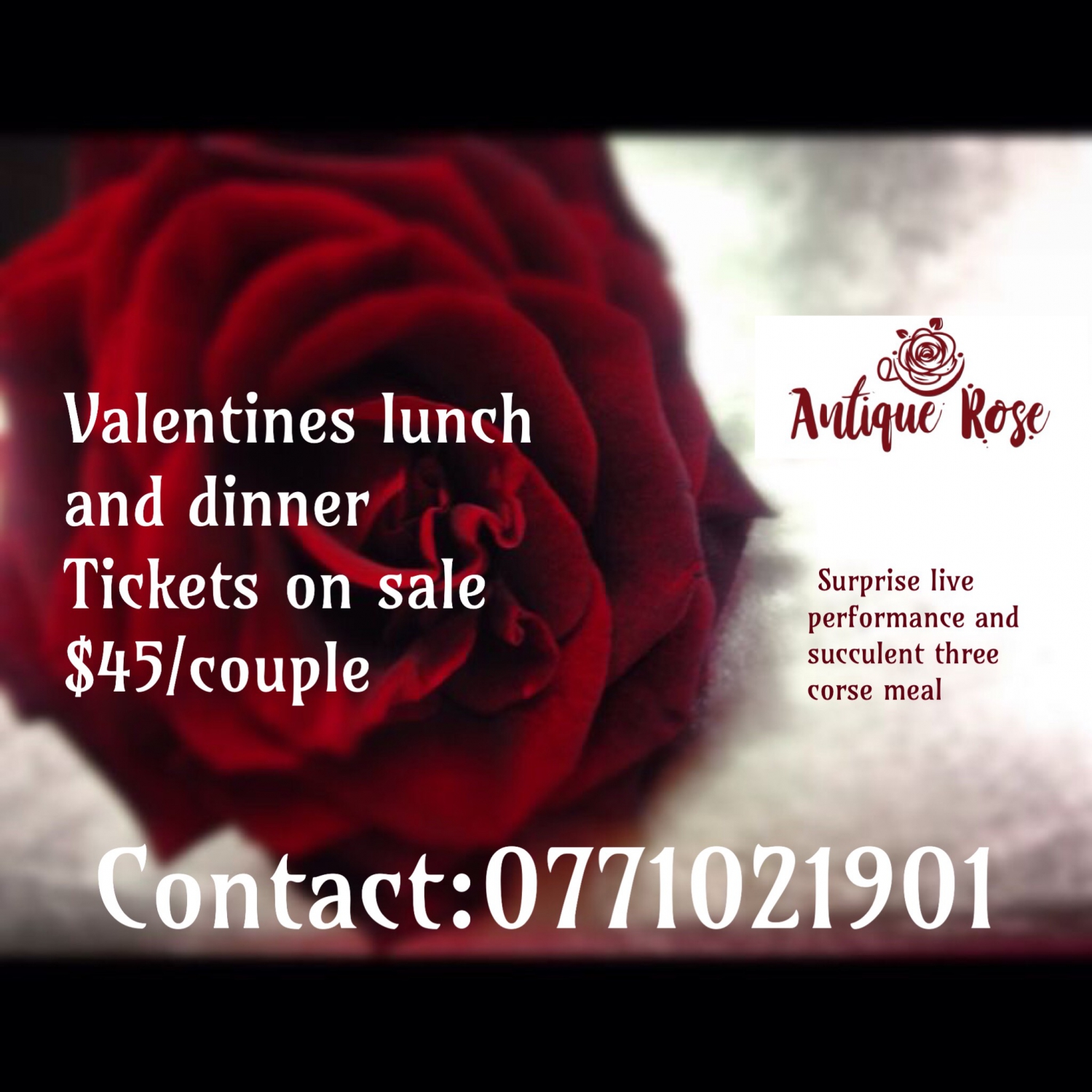 Valentines Event At Antique Rose