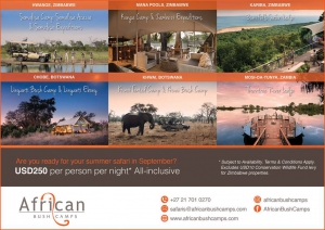 African Bush Camps Amazing SADC Specials in September!