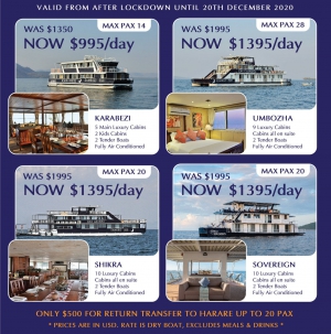 After Lockdown ZCS Houseboat Specials