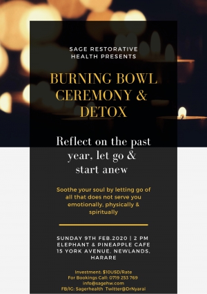 Burning Bowl Ceremony And Detox