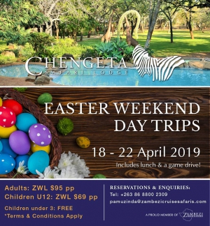 Chengeta Safari Lodge Easter Weekend Day Trip Specials