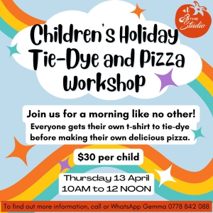 Children's Holiday & Tie Dye Pizza Class