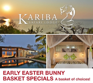 Early Easter Bunny Basket Specials for Kariba Safari Lodge