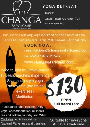 Full Moon Yoga Retreat at Changa - October 2016