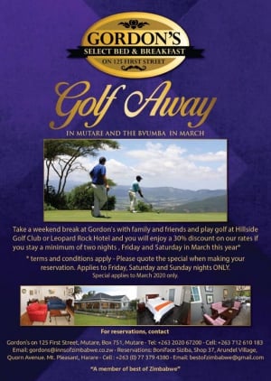 Gordon's Select Golf Away