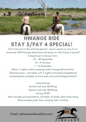 Hwange Rides Special