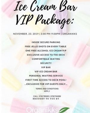 Icecream Bar VIP Package