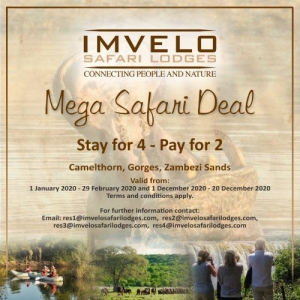 Imvelo Safari Lodge Mega Safari Deal