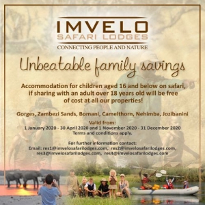 Imvelo Safari Lodge Unbeatable Family Savings