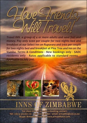 Inns of Zimbabwe Special - Have Friends, Will Travel!