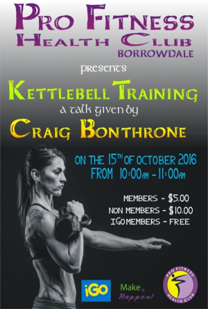 Kettlebell Training At Pro-Fitness Health Club Borrowdale