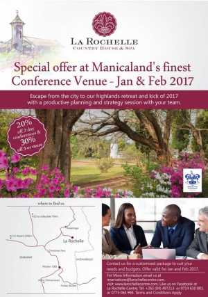 Kick-start 2017 - Special Offer At Manicaland's Finest Conference Venue.