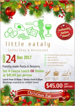 Little Eataly Restaurant Christmas Eve Lunch Or Dinner