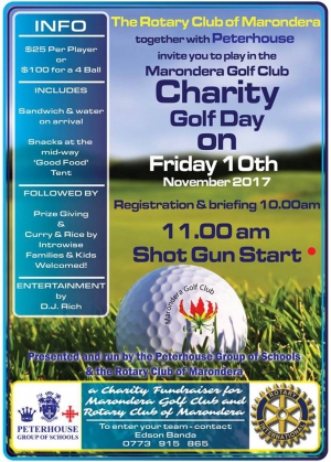 Marondera Charity Golf Day 2017