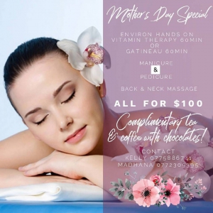 Mother's Day Special at Raw Earth Spa