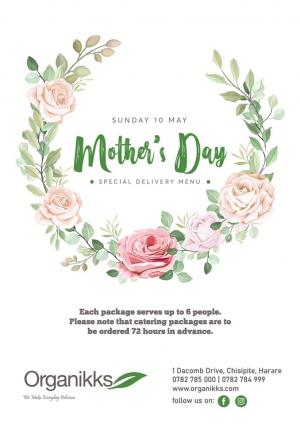 Mother's Day Special Delivery Menu