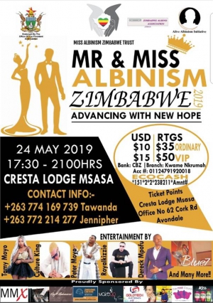 Mr & Miss Albinism Zimbabwe 2019