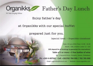 Organikks Fathers Day Lunch