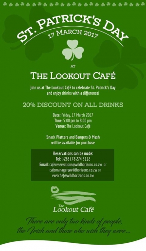 St Patrick's Day At Lookout Cafe