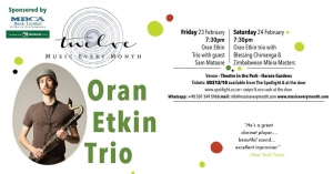 The Oran Etkin Jazz Trio And Timbalooloo Perform In Harare.