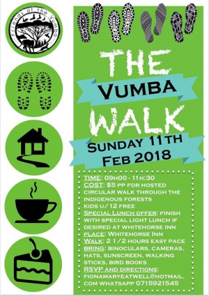 The Vumba Walk: Sunday February 11th