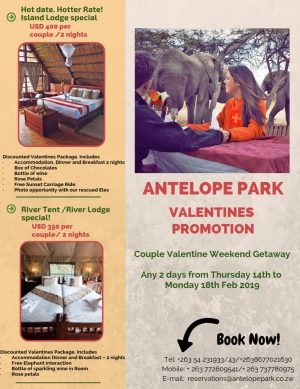 Valentine's Promotion at Antelope Park
