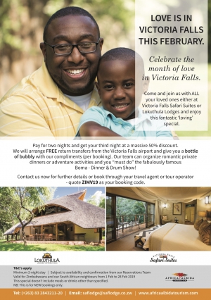 Valentine's Specials at Victoria Safari Suite And Lokuthula lodge