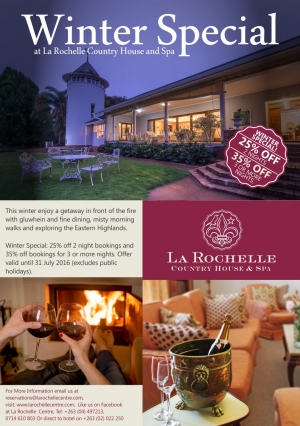 Winter Special At La Rochelle Country House and Spa