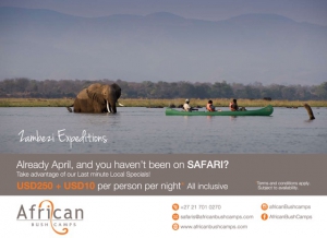 Zambezi Expeditions April Special