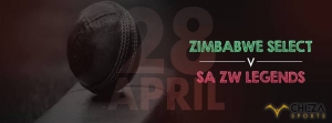 Zim and SA Legends vs Zim Select Cricket Match