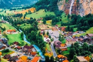 Berna: escursione privata di mezza giornata a Lauterbrunnen e Grindelwald