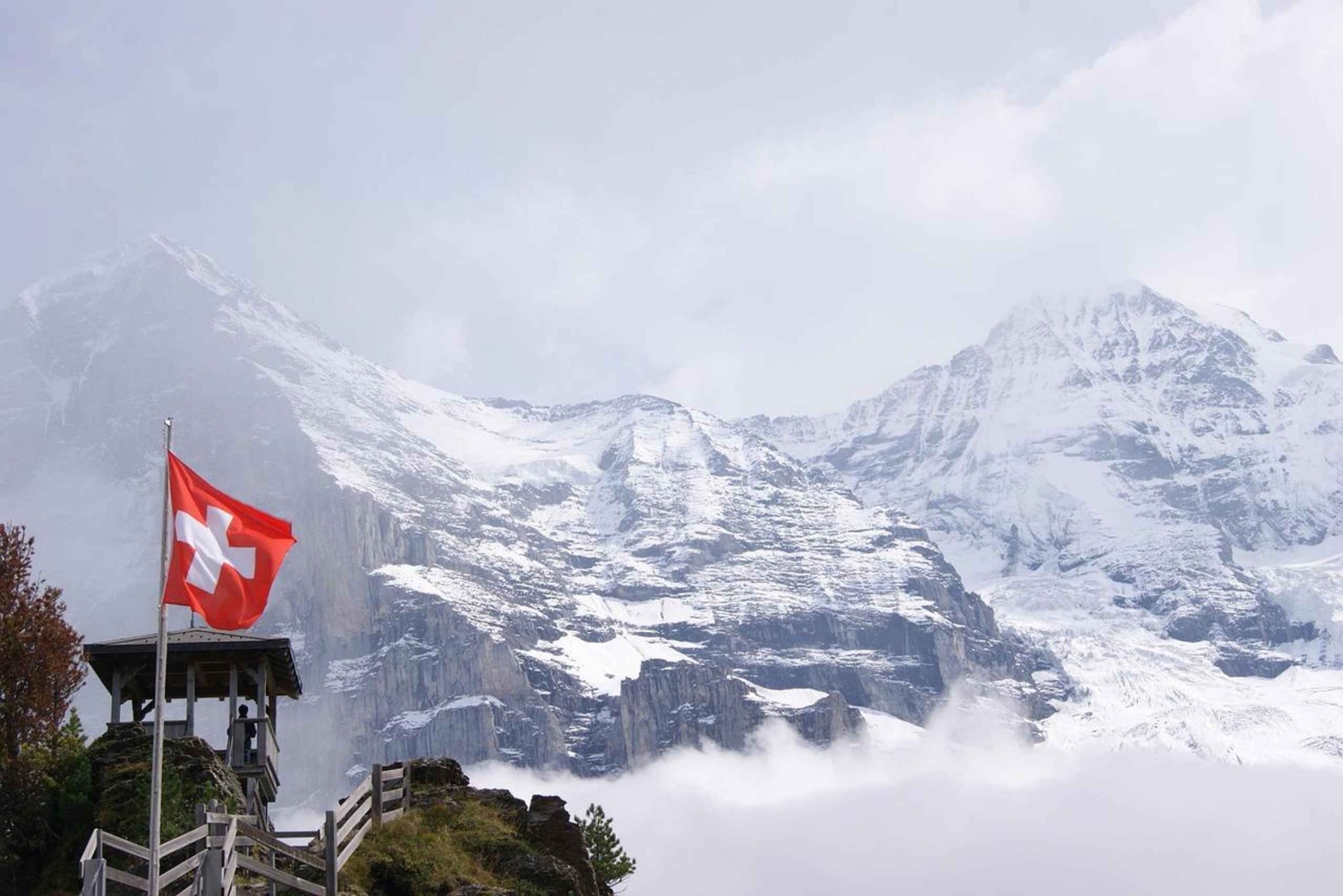 Eiger and Jungfrau Glacier View Day Trip from Zurich