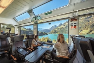 スイスの中心を巡る特別なパノラマ列車の旅