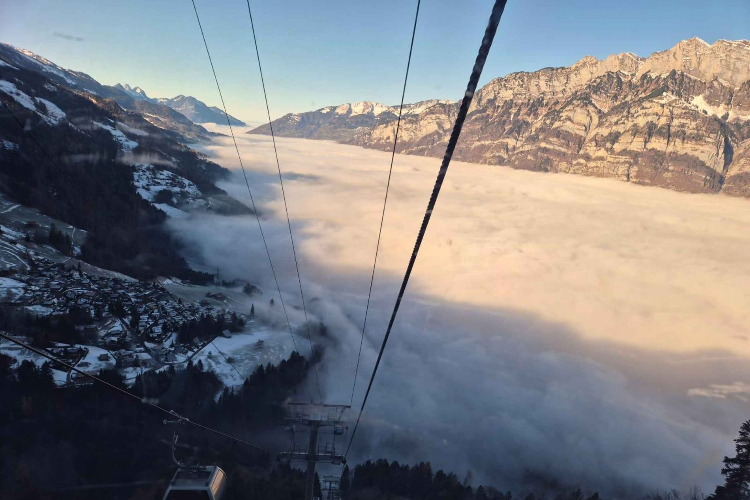 Flumserberg Day Trip: Train + Cable Car + Snow Fun