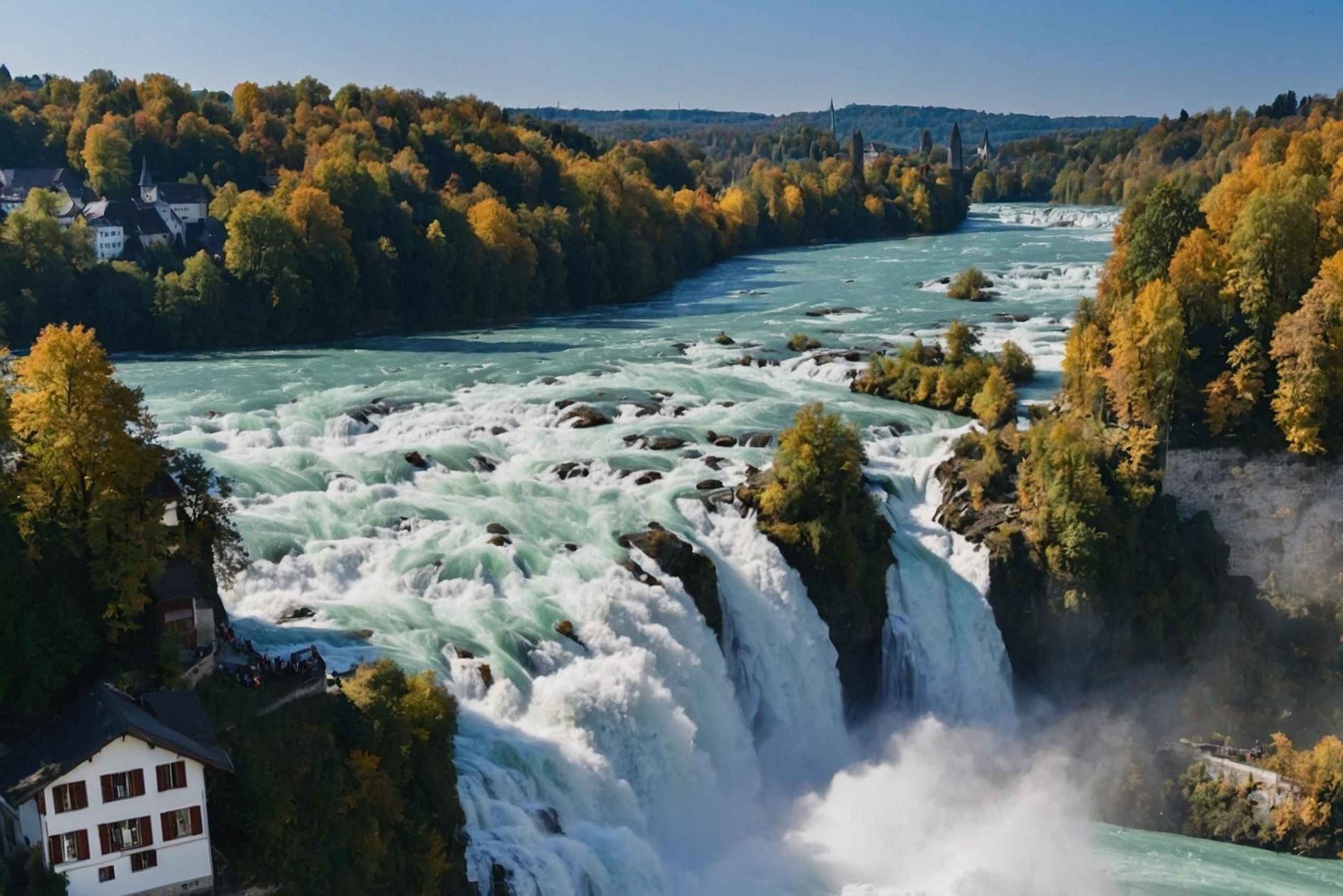 Desde Basilea: Excursión de un día privada a las cataratas del Rin más grandes de Europa