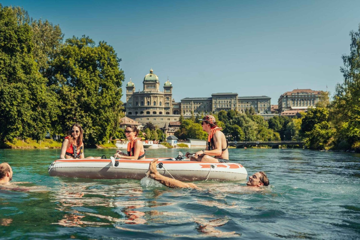 From Zurich: Aare River Rafting Day Trip with Transfers