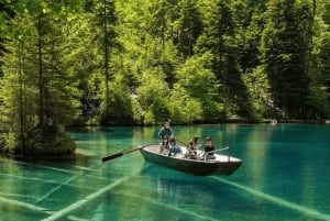 Lago Blausee e affascinante Interlaken: escursione privata di un giorno