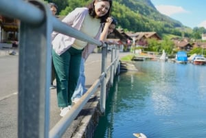 Au départ de Zurich : excursion privée d'une journée « Crash Landing On You ».