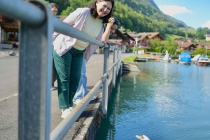 Au départ de Zurich : excursion privée d'une journée « Crash Landing On You ».